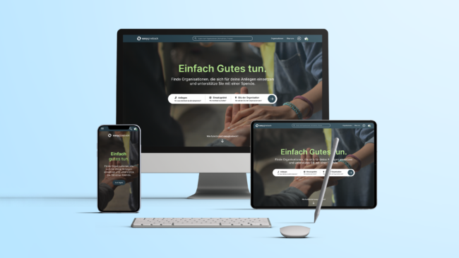 Webseite easygiveback